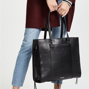 REBECCA MINKOFF Mab Large Tote BLUE Purse Handbag